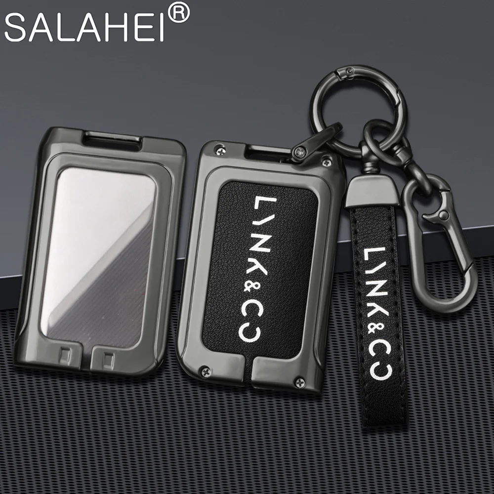 

Zinc Alloy Car Smart Remote Key Case Cover Bag For LYNK CO LYNK&CO 05 09 01 06 02 03 Protect Shell Keyless Keychain Accessories