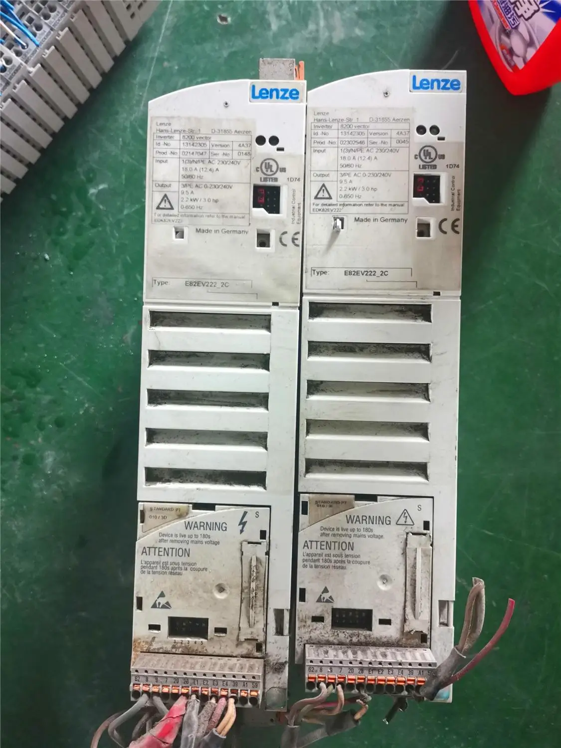 

E82EV222-2C 220V 2.2KW inverter , used one , 90% appearance new , test goods , free shipping
