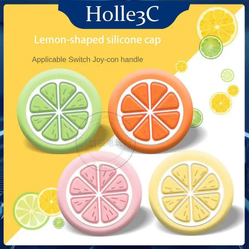 

Adaptation Rocker Hat Universal Silicone Rocker Cap Comfortable Feel Easy To Install Fruit Shape Button Gamepad Accessories