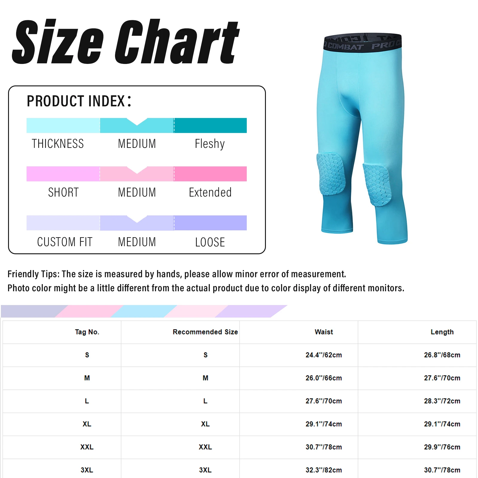 Men Sport Pants Honeycomb Knee Pads Knee Protection Anti-collision Compression Leggings Calf Length Basketball Sport Trousers