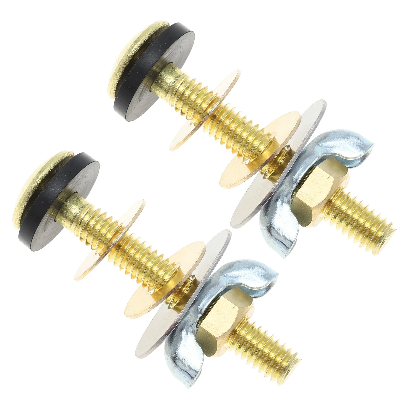 

2 Pcs Toilet Seat Accessories Stainless Screws Toilet Washers Bolts Toilet Fixing Bolt Stainless Steel Screws