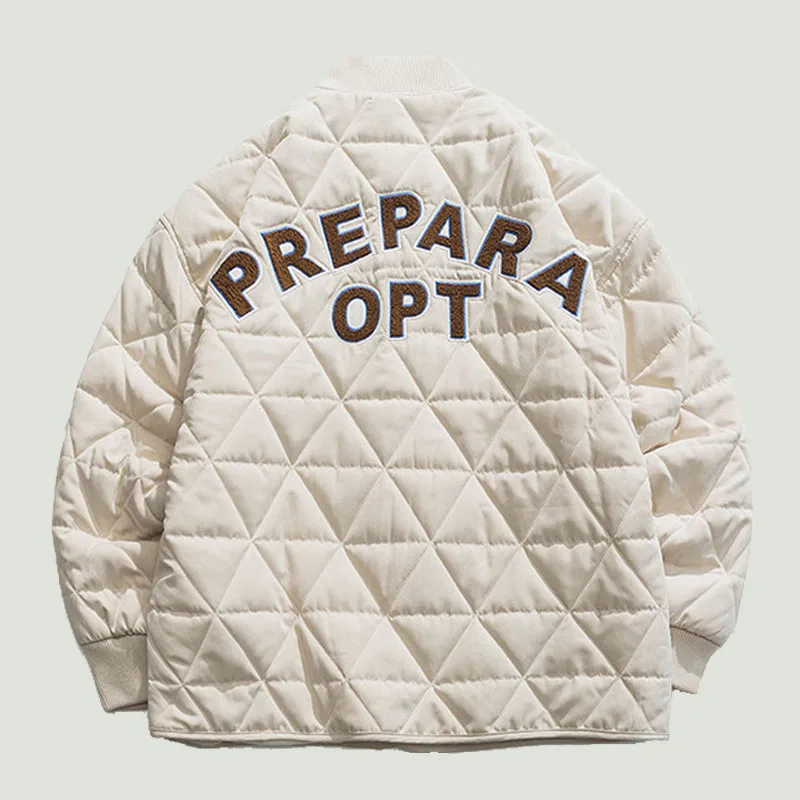 

Парка мужская оверсайз с подкладкой, Лоскутная Повседневная однотонная куртка в стиле хип-хоп, с буквенной вышивкой, с V-образным вырезом, в ...