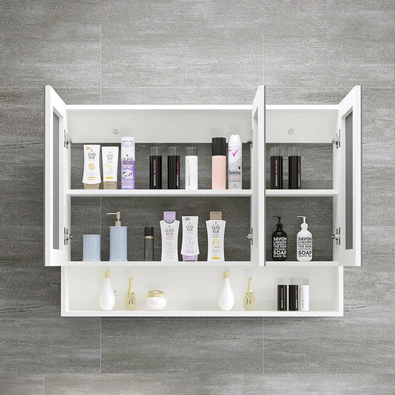 Ящик для инструментов зеркала ванны настенный шкаф туалет умные белые узкие