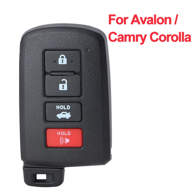 

KEYECU для Toyota Camry Corolla RAV4 Prius Avalon 2015 2016 2017 2018 2019 FCC ID: HYQ14FBA 281451-0020G смарт-ключ дистанционный брелок