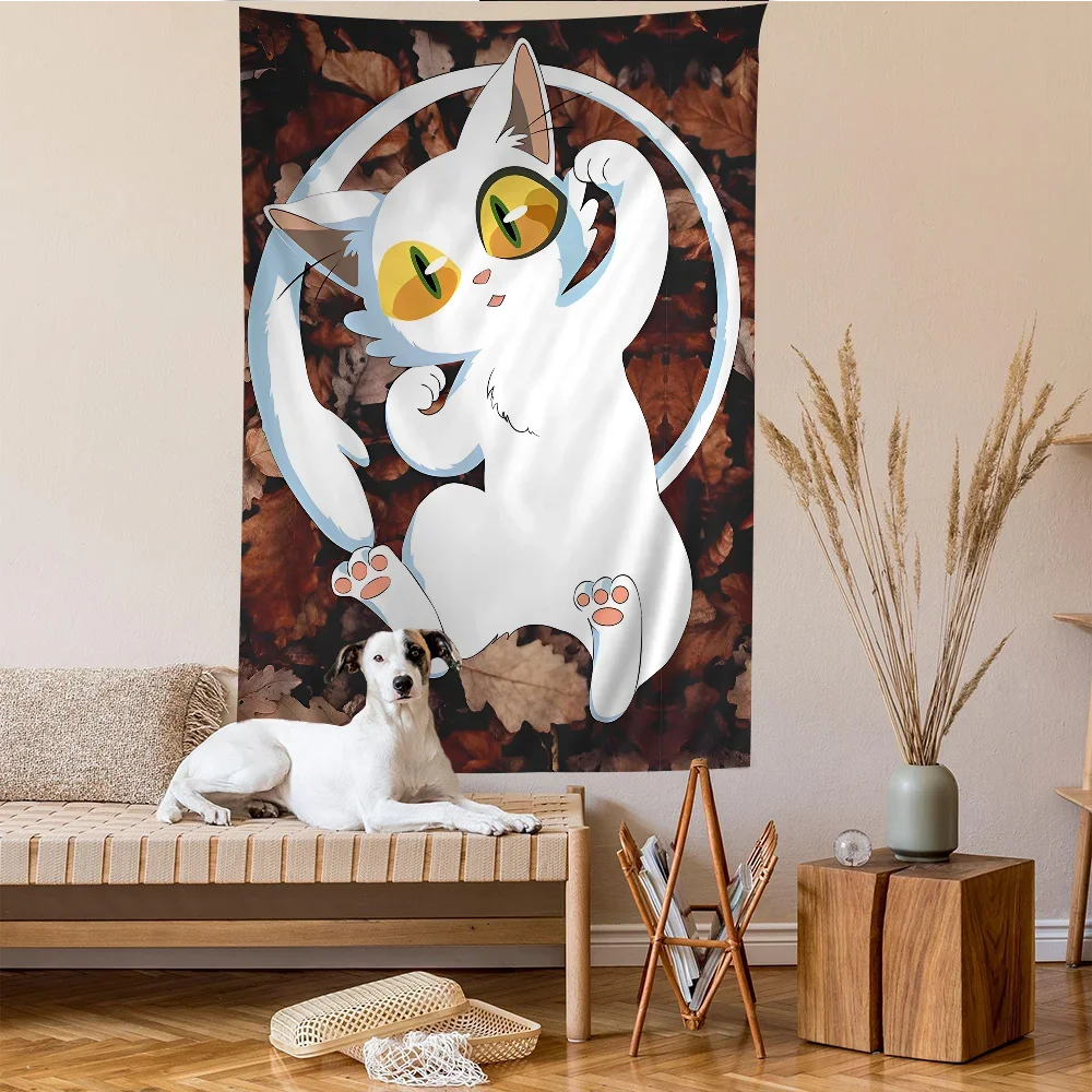 S-Suzume no To jimari аниме гобелен хиппи цветок настенные ковры для спальни Декор дешевый