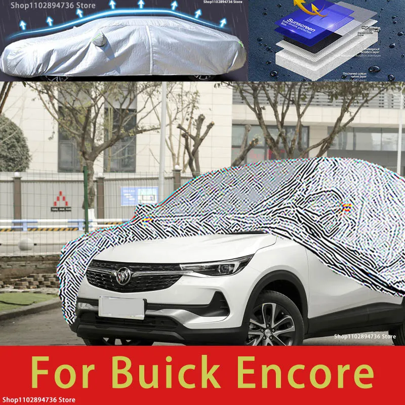 Наружная защита для Buick Encore полноразмерные автомобильные Чехлы снежный чехол