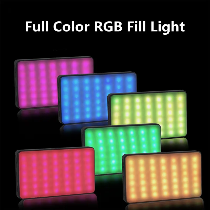 RGB-светильник светодиодсветодиодный полноцветная для видеосъемки 3100 мА · ч 2500-9000