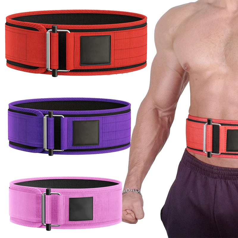 

Fitness Weightlifting Belt Self-locking Buckle EVA Fitness Belt Deep Hard Pull Protective Gear Strength Training Belt