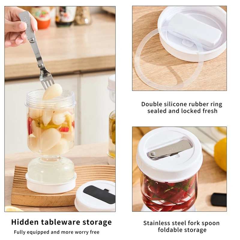 1 шт. легкая влажная сухая разделительная Герметичная крышка консервированные