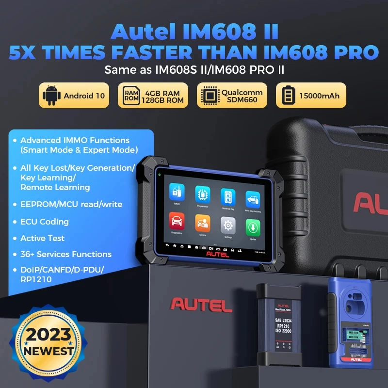 Autel MaxiIM IM608II IM608 PRO II полный IMMO Key набор программиста J2534 ECU программирование