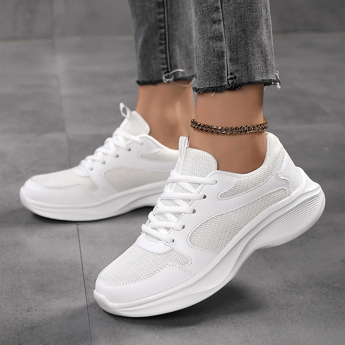 Кроссовки спортивные унисекс повседневная обувь для улицы маленькие полностью