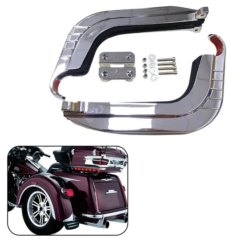 Фото A13Z-Хромированный акцент заднего бампера для Tri Glide Ultra Classic FLHTCUTG №3