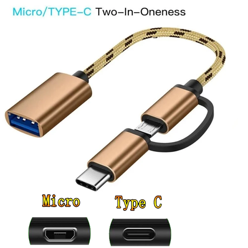 

USB C Adapter USB 3.0 To Type C Adapter For Macbook Xiaomi POCO Huawei Samsung S22 S20 Type-C To USB OTG Adapters