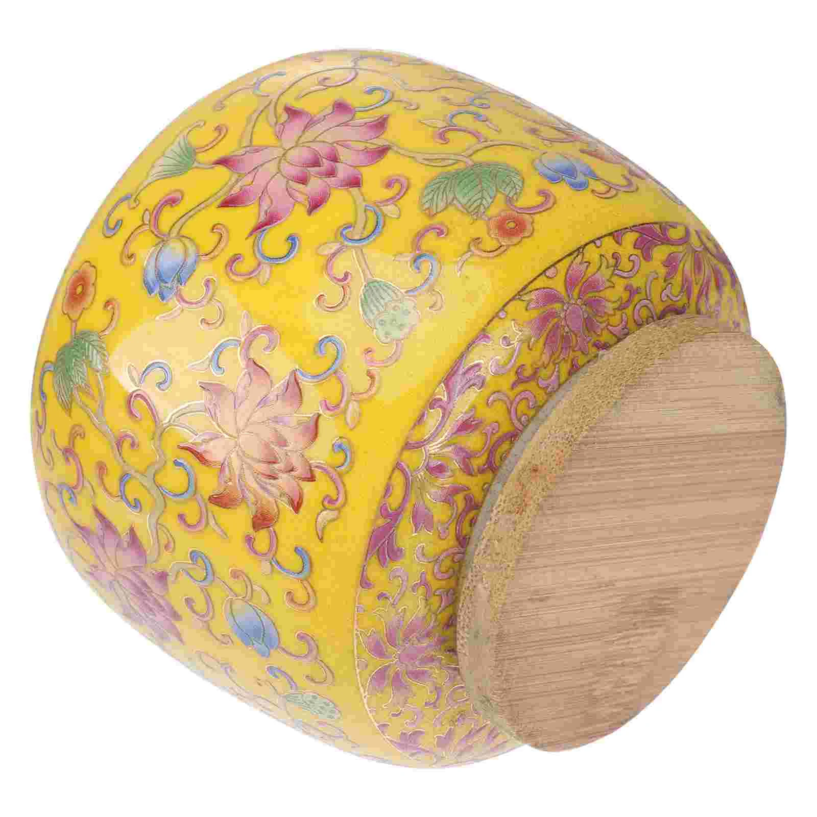 

Tea Jar Ceramic Storage Canister Container Coffee Loose Sugar Candy Jars Airtight Kitchen Can Porcelain Bean Containers Crock