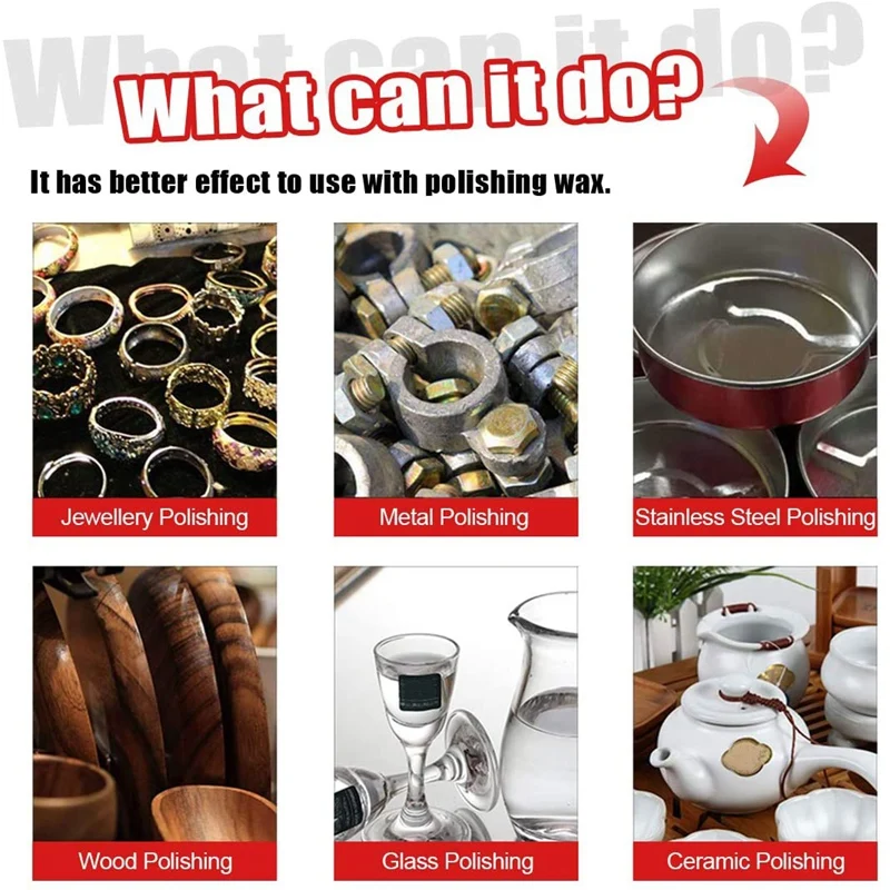 6 шт. 6-дюймовые полировальные диски включая хлопок и фланель с 1/2 дюймовым