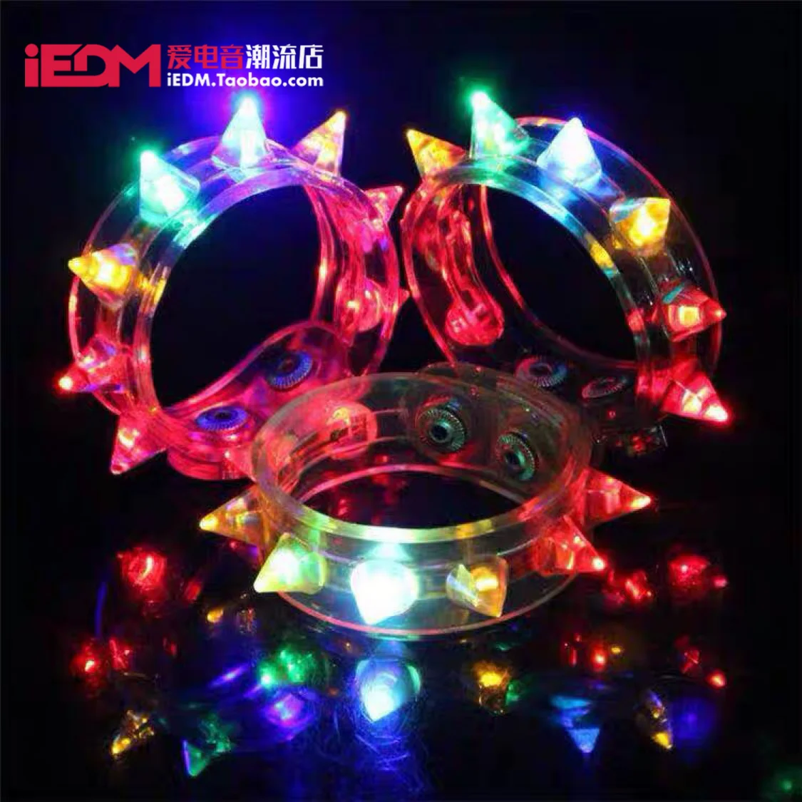 

Music Festival Led Luminous Colorful Flash Bracelet Luminous Hand Jewelry