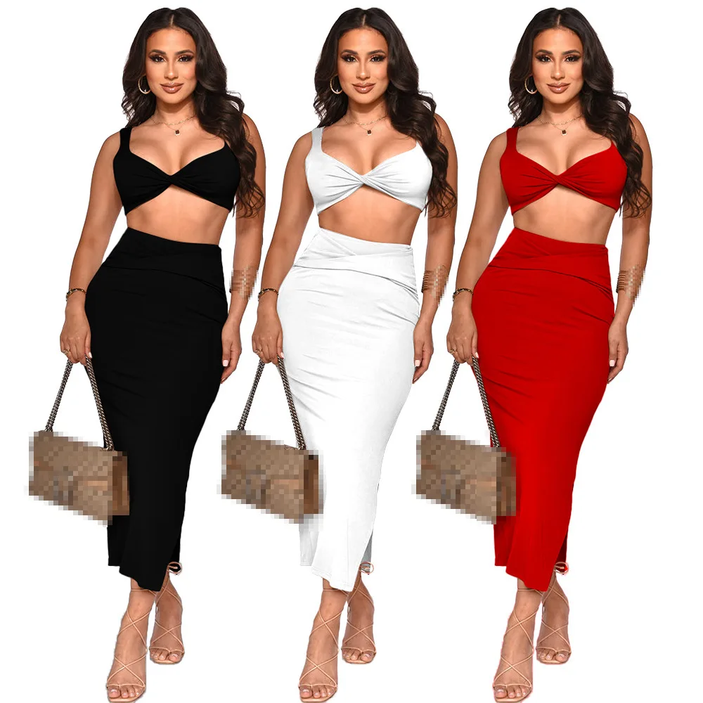 

dresses for women 2022 sexy outfits for woman summer two pieces sets women outfits tops skirt beach outfits summer clothes 2022