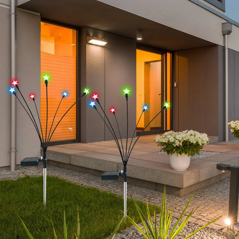 НОВЫЕ солнечные фонари Светлячок Лампа Открытый водонепроницаемый солнечный