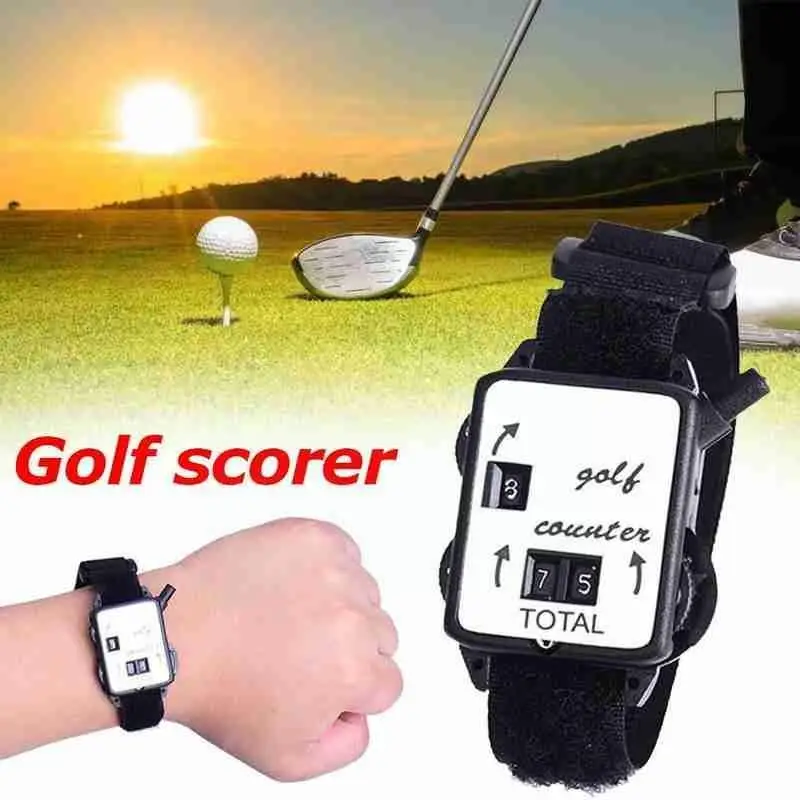 

1pcs Golf Scorer Training Aids Wristband Golf Club Sports Shot Watch Stroke Putt Golf Counter Score Count Accessories Keepe X2i1