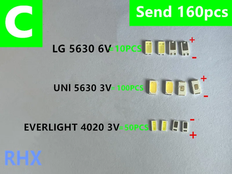 

Светодиодная подсветка Холодный белый Телевизор smd UNl JUFEI Сеул 7030 7020 3030 3535 5630 4020 2835 3 В/6 в холодный белый светодиод