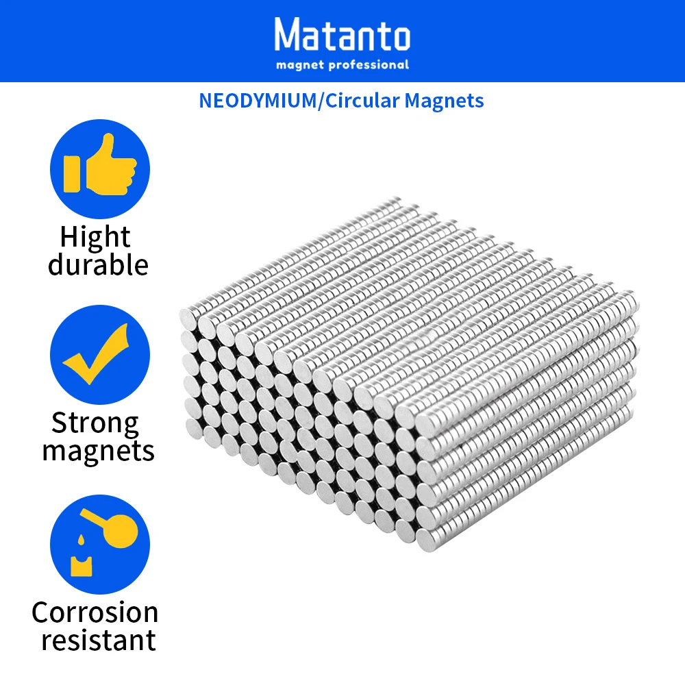 

100/200/500/1000/2000/5000pcs 2x1.5 Small Round Powerful Magnets Disc 2mm x 1.5mm Neodymium Magnet 2x1.5mm Magnet Strong 2*1.5