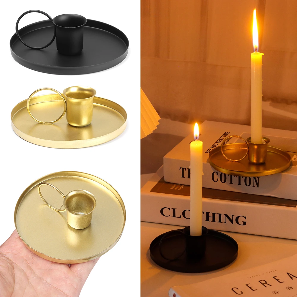 Металлическая пластина в скандинавском стиле железные черные Позолоченные