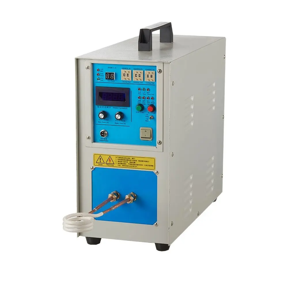 

Высокочастотный индукционный нагреватель, 25 кВт, 30-100 кГц, индукционный нагреватель ZVS, серебряная и Золотая плавильная печь с CE