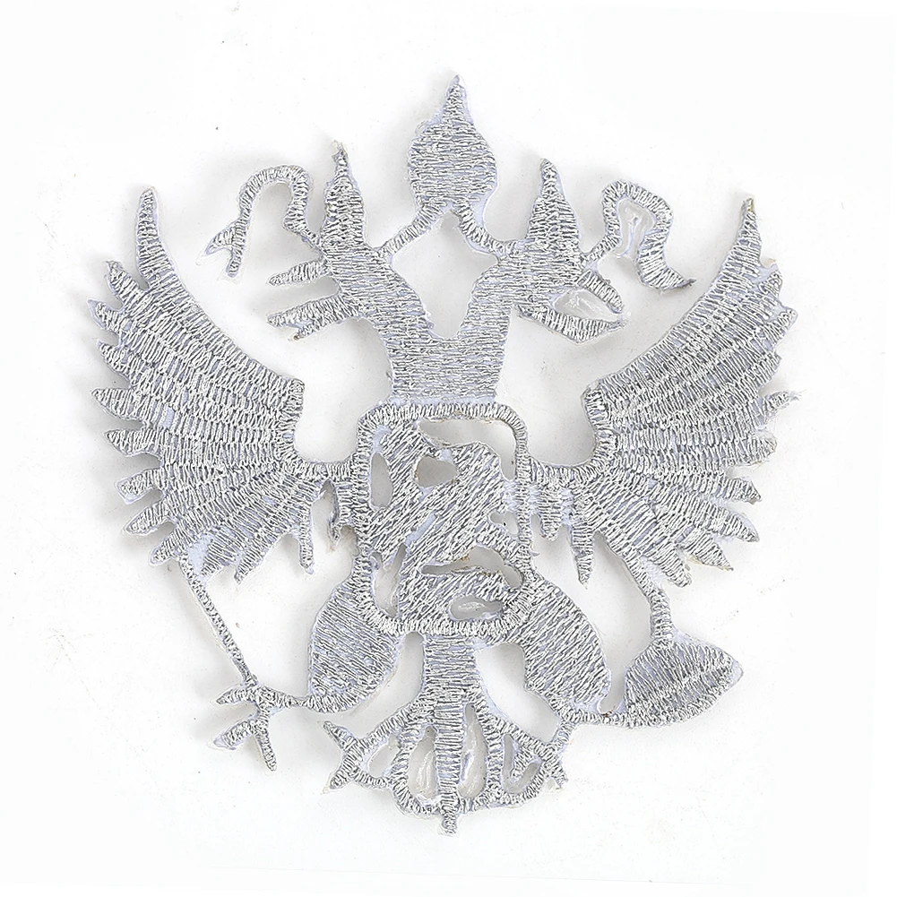 5 шт. золотые двуглавые нашивки с орлом в стиле ретро железная аппликация сумка