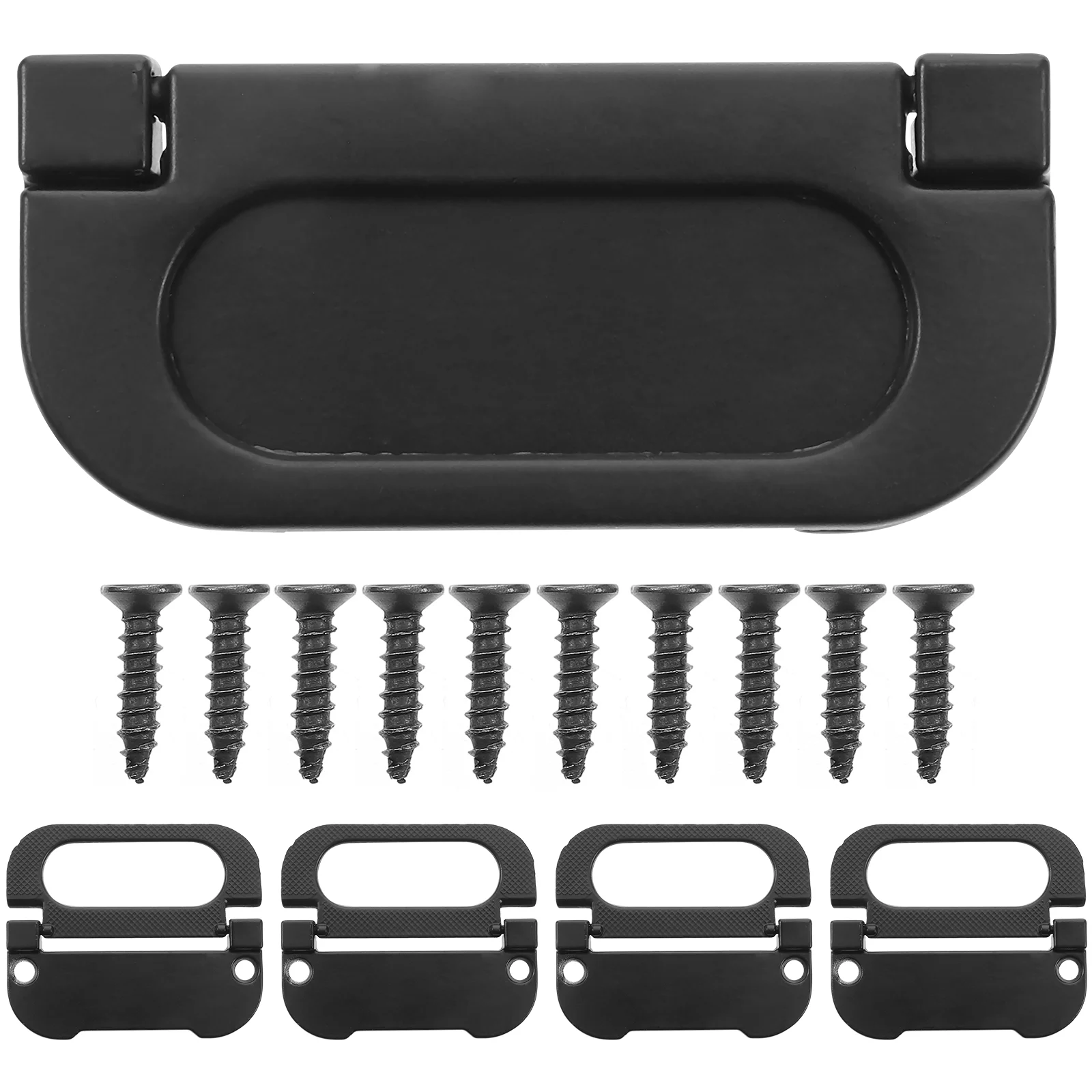 

5pcs Recessed Door Handle Replacement Furniture Aluminum Alloy Door Handle