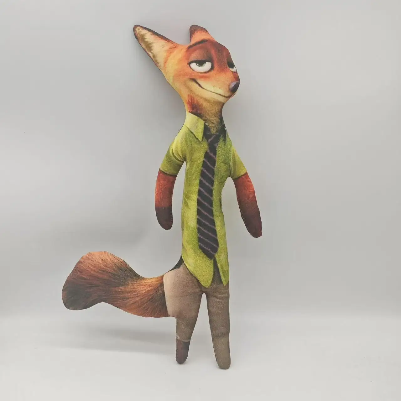 Фото Zootopia 2, плюшевая игрушка, аниме, периферийные устройства, Джуди, кролик, абстрактная кукла, свободно гибкая распаковка, плюшевая кукла Fox Nick, сопровождающая игрушка №2