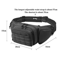 tactical outdoor waist bag gun holster military fanny pack sling shoulder bag chest assult pack concealed gun carry gift