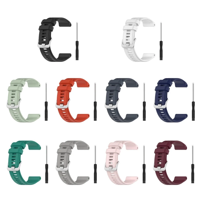

For GarminDescent G1 745 935 Wrist Strap Watchband with Metal Watch Clasp Buckle G2AC