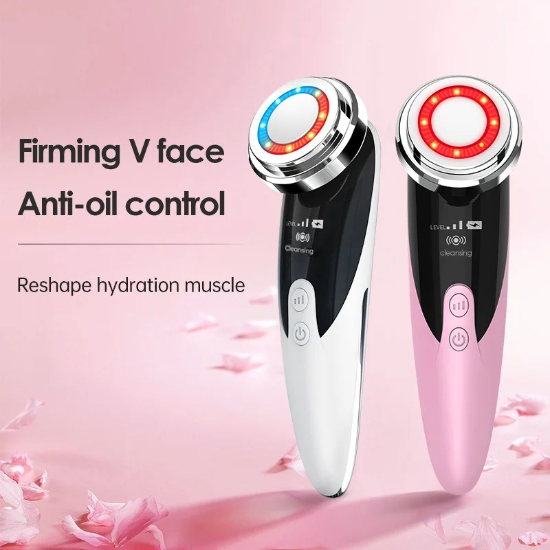 

Face Massager Ultrasonic Rejuvenation Radio Mesotherapy LED Facial Lifting Beauty Vibration Anti Aging Remove Wrinkle Skin Care