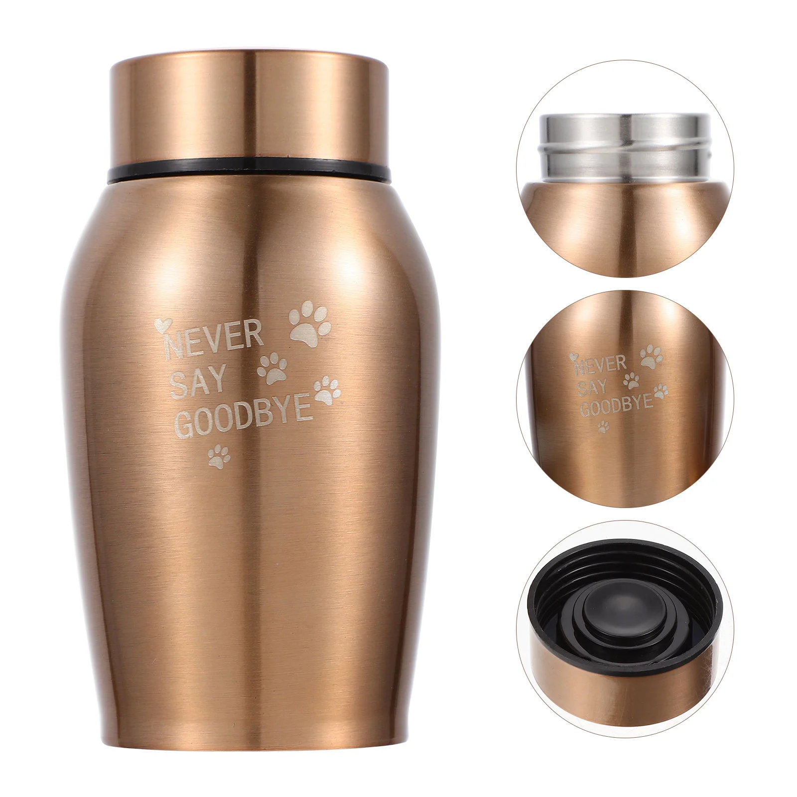 

Urn Cat Ashes Dogs Stainless Steel Containers Remembrance Gifts Funeral Supplies