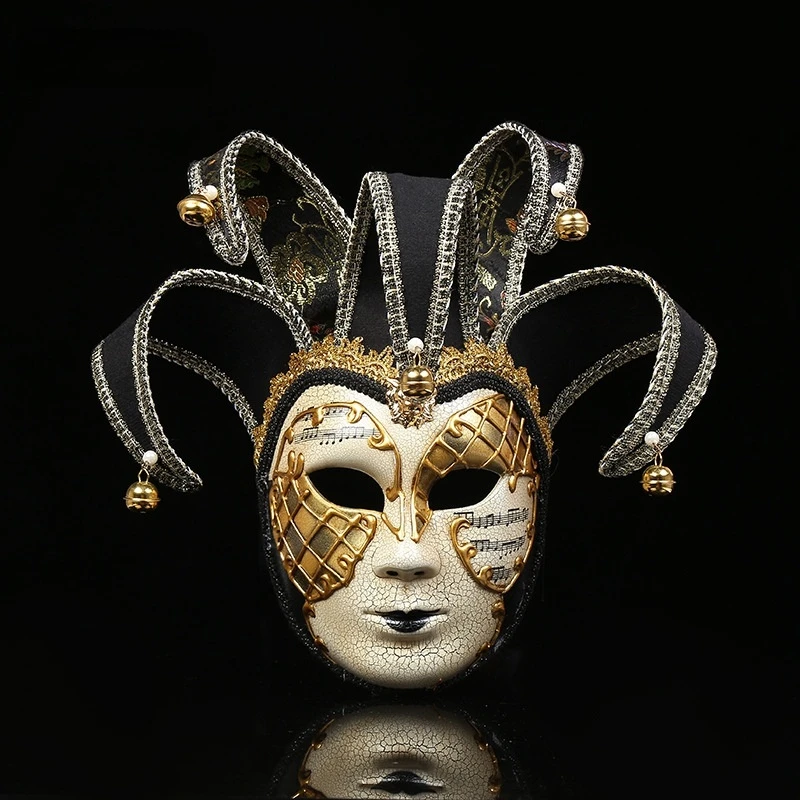 

Fashion Full Face Mini Venetian Mask Masquerade Mardi Gras Halloween/Wedding Wall Decorative Art Collection