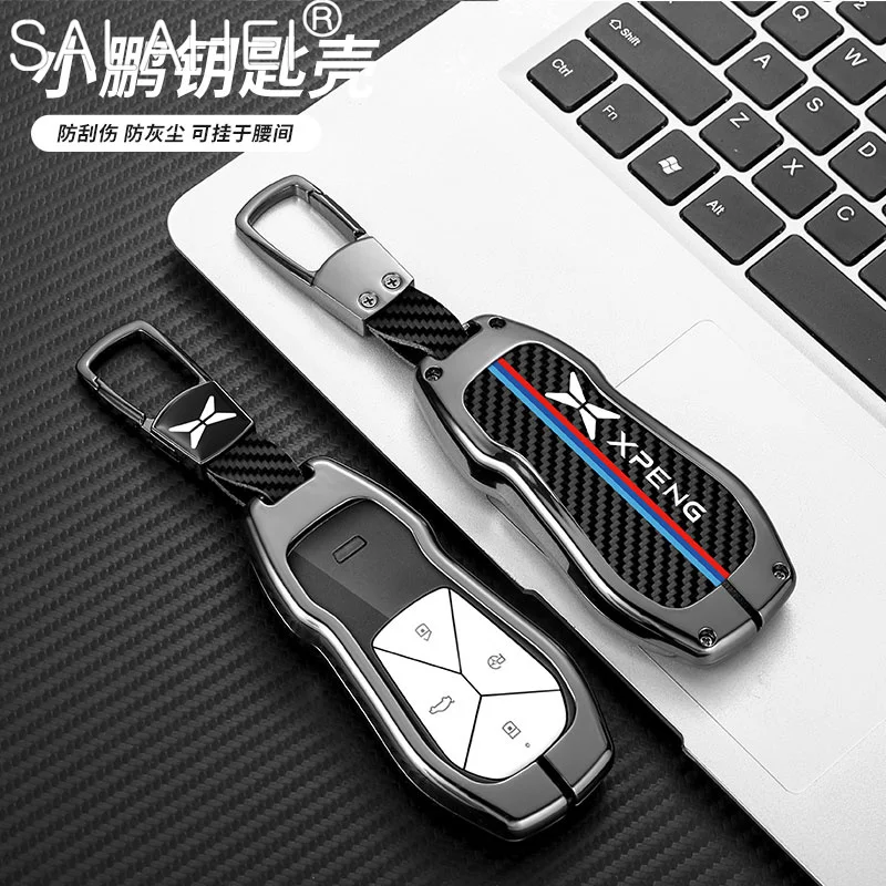 

Zinc Alloy Car Smart Remote Key Fob Case Cover Protect Shell For Xiaopeng Xpeng G9 P7 P5 G3 2022 New Energy Keychain Accessories