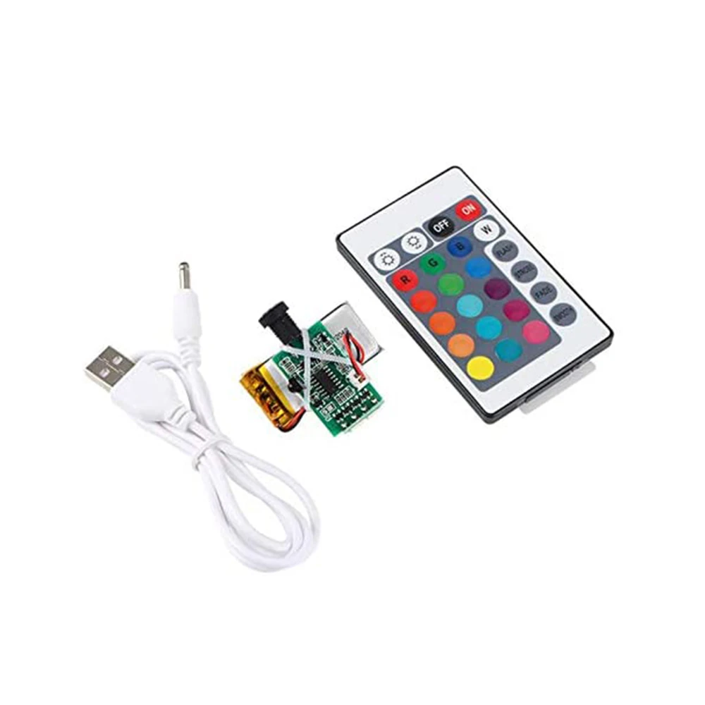 

3D Printer Moon Lamp 16 Colors Remote Control 3D Printer Parts Night Light Circuit LED Light Source USB Charging