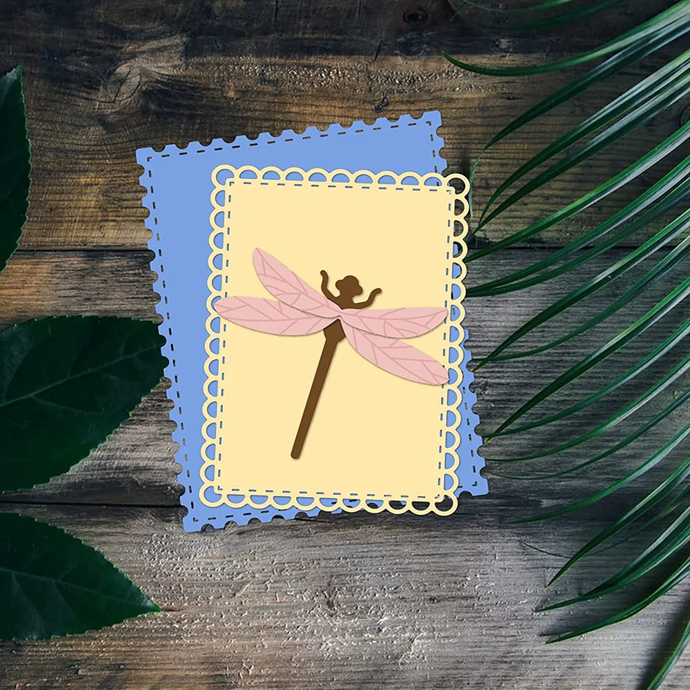 icka bogini na szczęście wykrojniki do metalu zestaw ramek Diy Scrapbooking Album fotograficzny dekoracyjne tłoczenie kartki papierowe rzemiosło