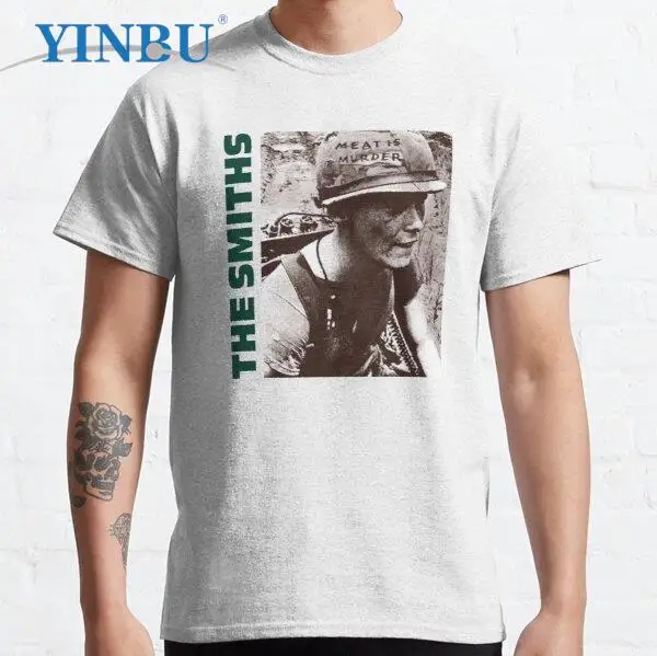 

The Meat Soldiers YINBU Brand t shirts High quality Men's short O neck t-shirt The Smiths Graphic Tee