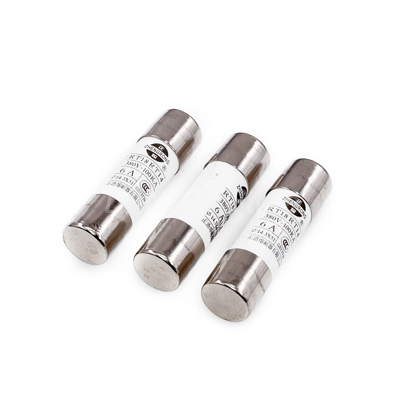 Предохранитель R016 Керамическая трубка предохранителя RO16 14X51 RT14 RT18-63 32A 40A 50A 63A
