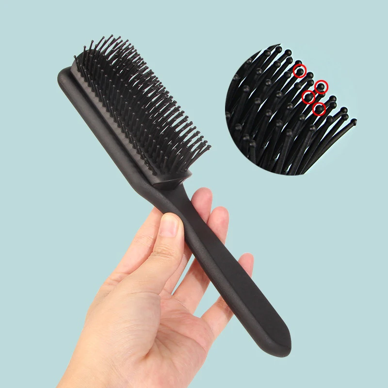 Щетка для укладки волос антистатическая щетка распутывания завивки сухих и