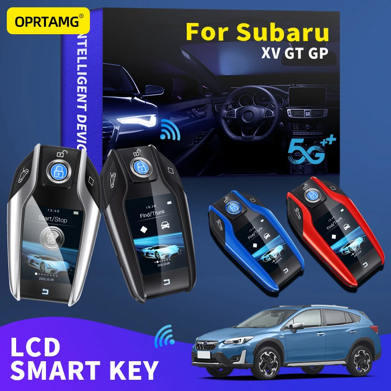 

OPRTAMG Keyles Entry Remote Car Key Modified Smart LCD For Subaru XV GT GP 1996 1997 1998 1999 2002 2004 2006 2010 2021 2022