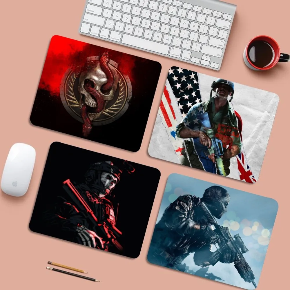 Коврик для мыши C-Call of D-Duty 25x29 см небольшой настольный коврик студенческий