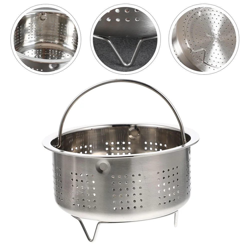 

Steamer Pot Reusable Steamer Basket Steamer For Cooking Steam Basket Dumpling Steamer for Home Cooking Storage Kitchen