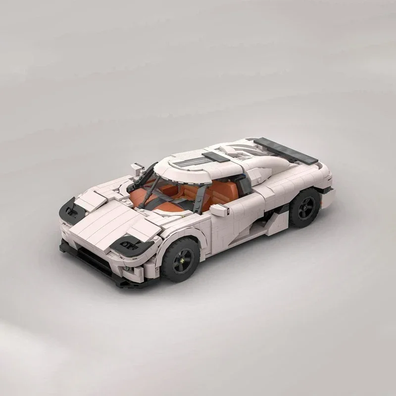 Фото Модель гоночного автомобиля Koenigsegg CCX из 1458 деталей, богатая деталями, идеальна для демонстрации. №3