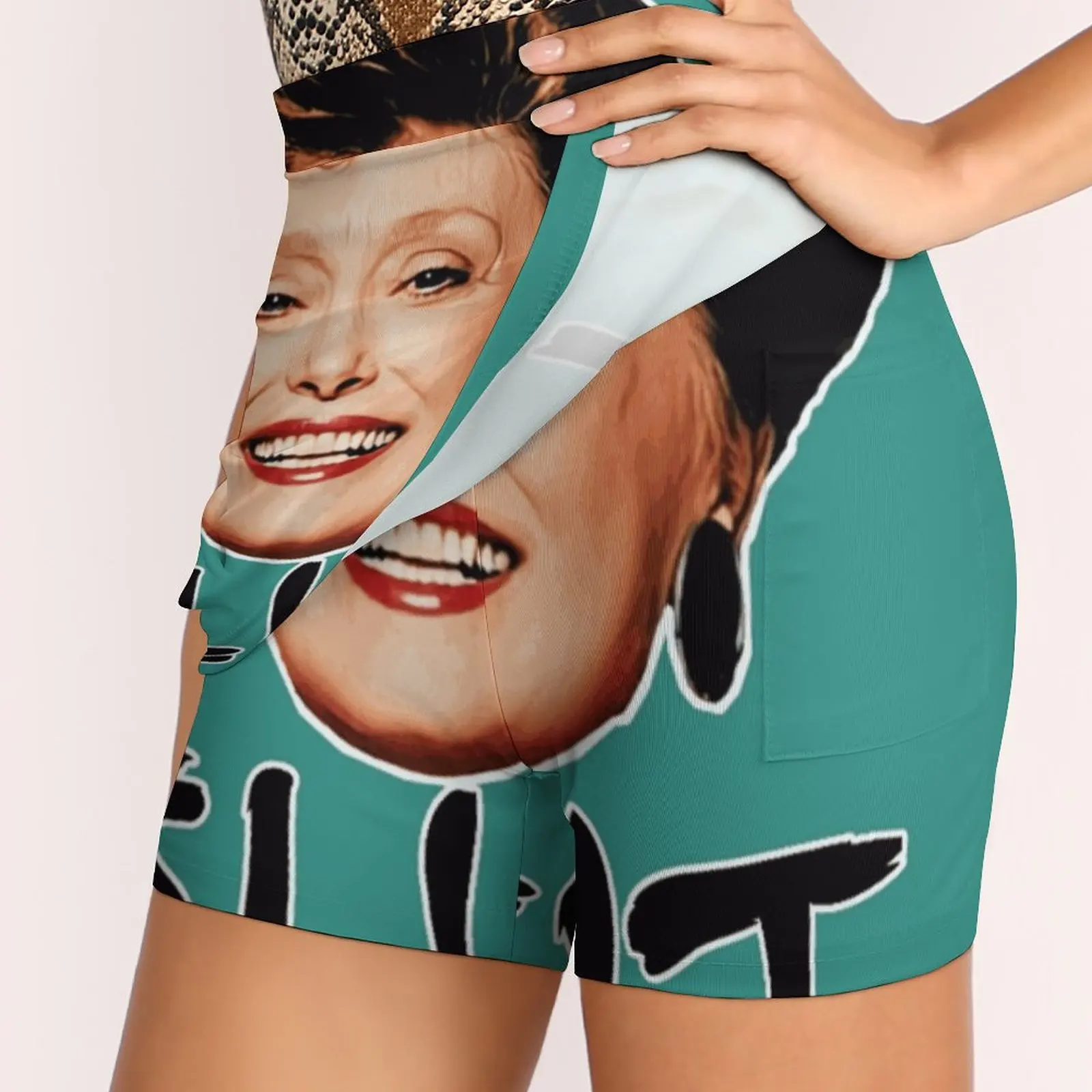 Golden Girls - Blanche Devereaux Женская спортивная юбка Теннис Гольф Танцы Фитнес Бег Йога