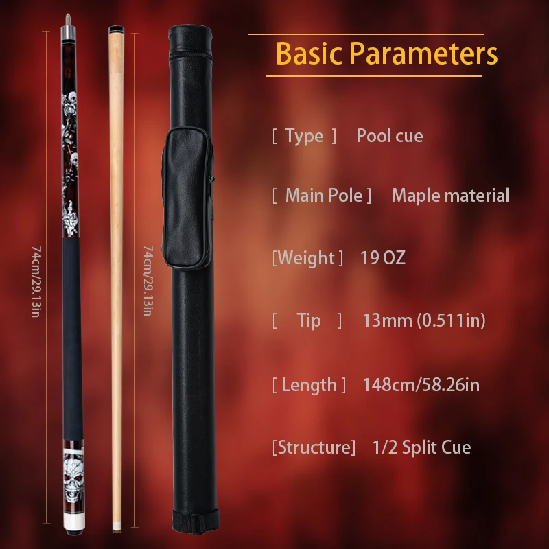 Профессиональная фотопалка 13 мм с дизайном черепа идеально подходит для девяти