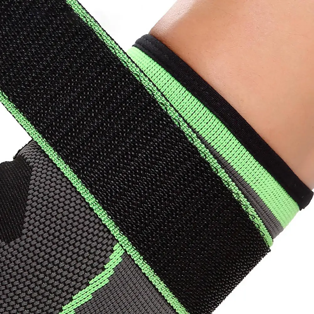 

1Pc Elbow Guard Contract Color 3D Elbow Support Weaving Technology Elbow Sleeve Sport Accessories