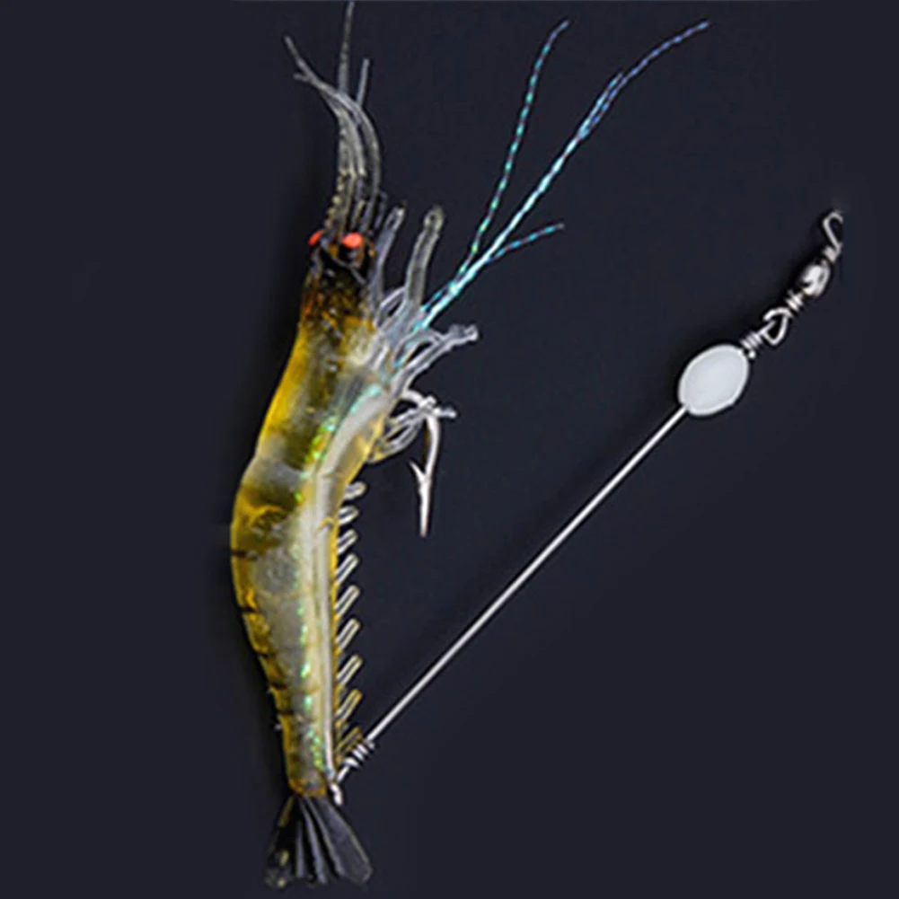 

Camping Tackle Pond Hiking With Hook Pratical Outdoor Portable Simulation Fake Shrimp Fishing Lure