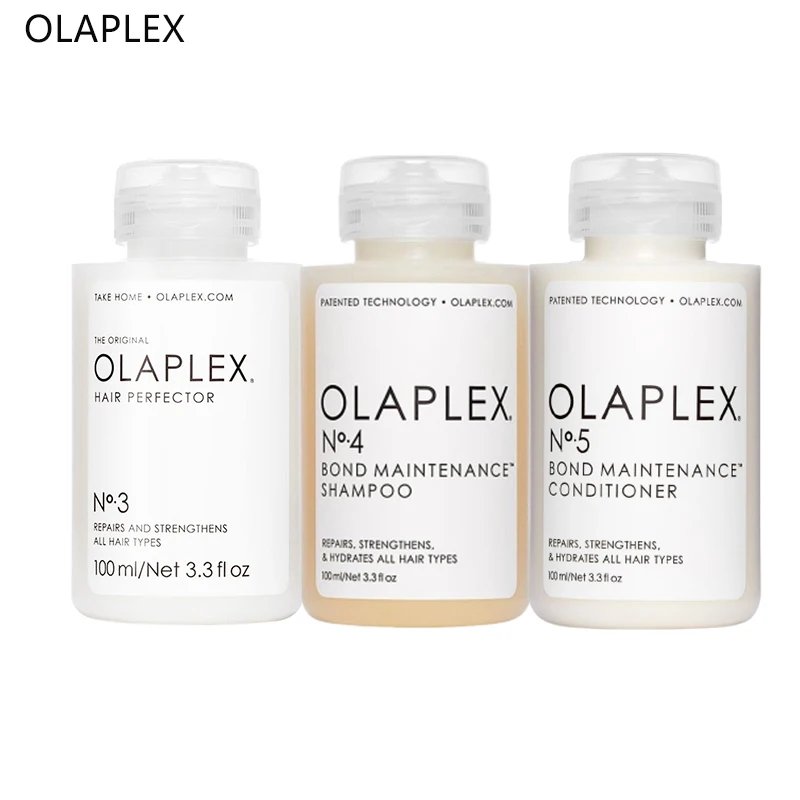 

3PCS Set OLAPLEX NO.3/4/5 Hair Perfector Shampoo Conditioner Cleaning Repair Fluffy Damaged Hair Moisturizing Smoothing 100ml
